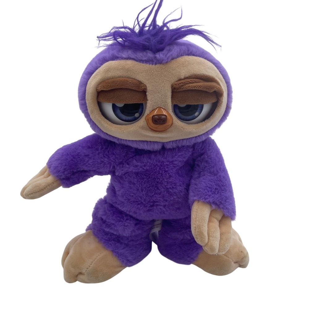 Zuru Pets Alive Fifi the Flossing Sloth Purple Interactive Dancing Plush Toy